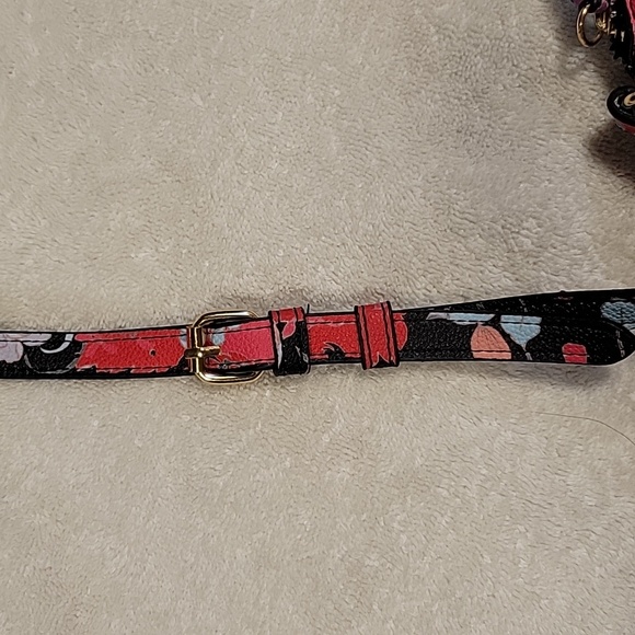 Trina Turk Black Multi-Color Floral Crossbody Purse - Picture 15 of 15